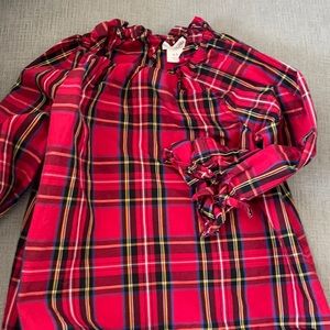 Crew cuts plaid shirt